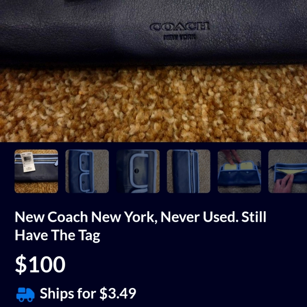 Woman's Coach wallet. New with tags.